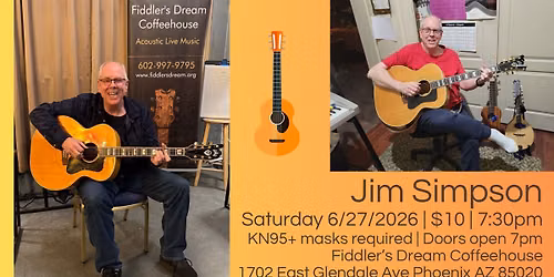 Acoustic Evening with Jim Simpson | Folk Favorites & Covers