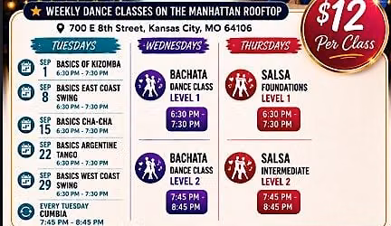CUMBIA BASICS DANCE GROUP CLASS (TUESDAYS)