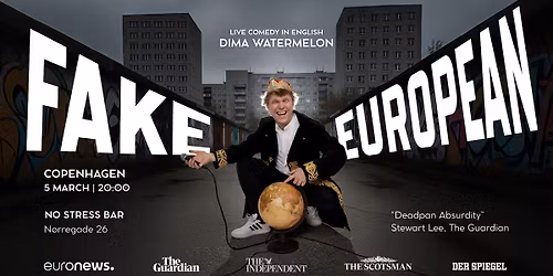 Dima Watermelon: Fake European | Stand-Up Comedy in Copenhagen