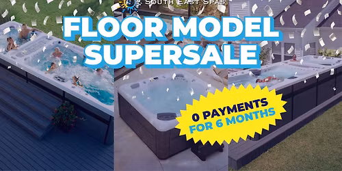 Floor Model Supersale At South East Spas in Fort Myers!