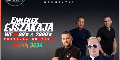 Eml\u00e9kek \u00c9jszak\u00e1ja\u2122 \/\/ Ny\u00e1ri Kavalk\u00e1d - Bana \/\/ 08.29 \/\/ PEAT JR. \u00b0 SPY THE GHOST \u00b0 Danceland DJ Team