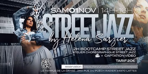 Streetjazz Bootcamp + video | Helena Sarzier