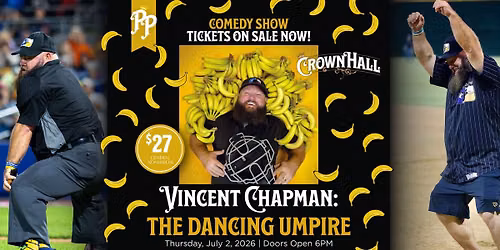 COMEDIAN ALERT! "UMPIRE UNMASKED"  - Savannah Bananas Dancing Umpire Vincent Chapman!