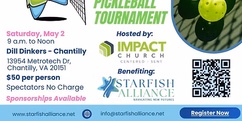 Serve Hope Smash Trafficking! Pickleball Tournament