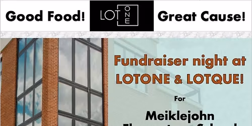 Restaurant Night at Lot One & Lot Que!