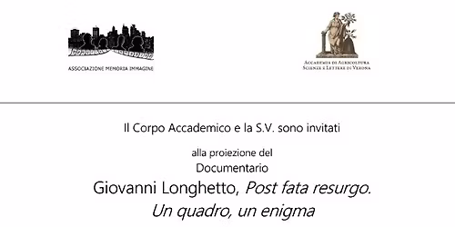 Giovanni Longhetto, Post fata resurgo. Un quadro, un enigma