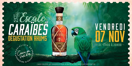 D\u00e9gustation : ESCALE AUX CARA\u00cfBES \ud83c\udf34