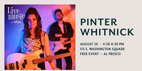 Live Music Thursdays at Nelson: Pinter Whitnick