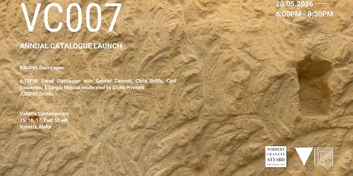 Catalogue Launch & Discussion: VC007