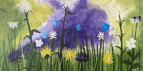 Join us for this beautiful May flowers paint and sip painting event.