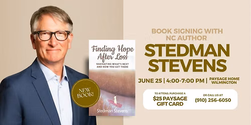 Book Signing with NC Author Stedman Stevens