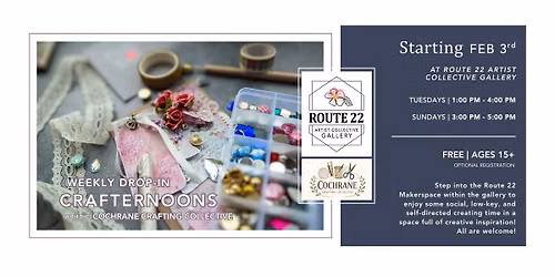 Crafternoons at Route 22!