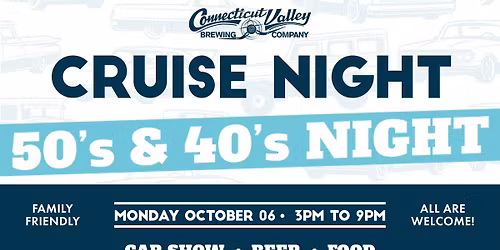 50\u2019s & 40\u2019s: Cruise Night