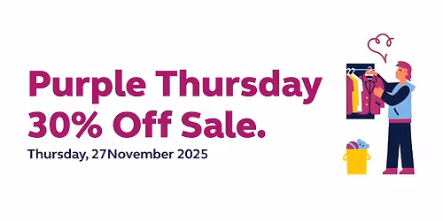 Purple Thursday Sale (30% Off Sale)