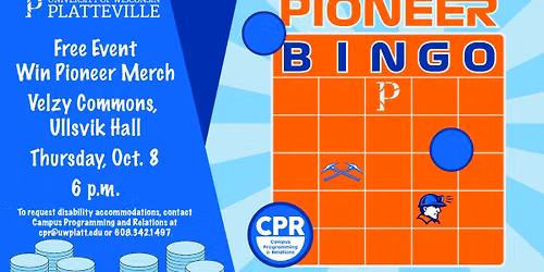 Homecoming: Pioneer Bingo