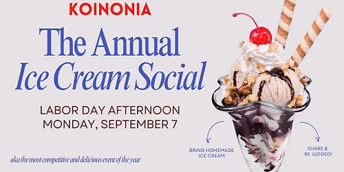 The Annual Ice Cream Social