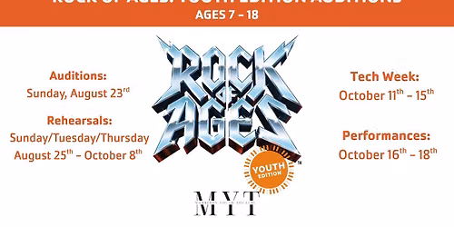 Rock of Ages: Youth Edition Auditions