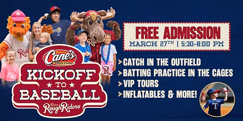 Raising Cane's Kickoff to Baseball