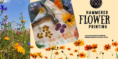 Hammered Flower Printing