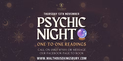Psychic Night - One-to-One Readings