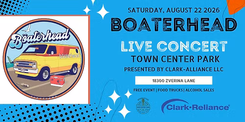 Town Center Park Summer Concert Series Presented by Clark-Reliance LLC  - B\u00f6aterhead