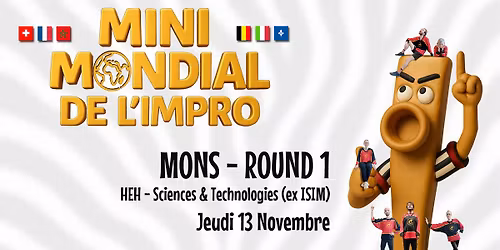 14e MINI MONDIAL de l'IMPRO : Mons - Round 1