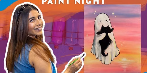 SUMMERWEEN Paint and Sip Event: Together Purrever!
