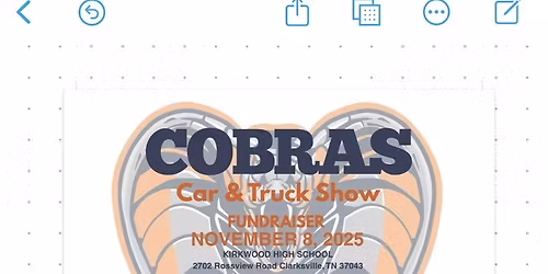 Cobras Car & Truck Show Fundraiser - Senior Class of 2026