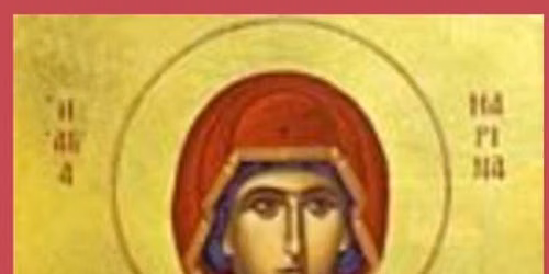 MARINA THE GREAT MARTYR OF ANTIOCH