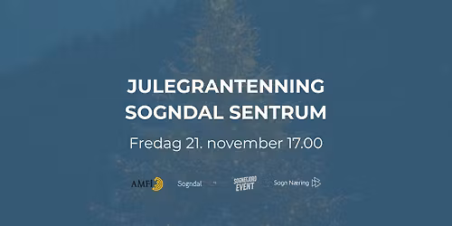 Julegrantenning i Sogndal Sentrum