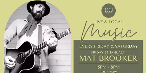 Live Music \/\/ Mat Brooker