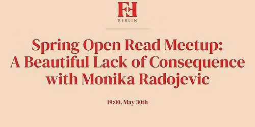 Spring Open Read Meetup: A Beautiful Lack of Consequence