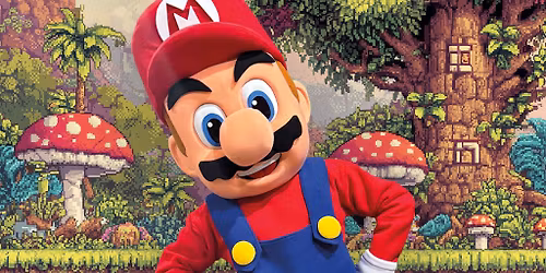 Mario zu Besuch im GLOBUS