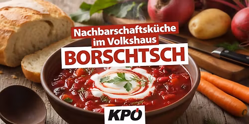 Nachbarschaftsk\u00fcche im Volkshaus \u201cBorschtsch\u201d