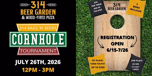 314 Bags 'n' Beers Cornhole Tournament