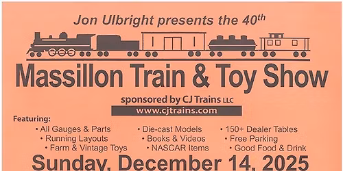 Massillon Train & Toy Show: Continuous Christmas show since 1984!