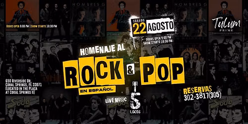 Homenaje en VIVO al ROCK & POP en ESPA\u00d1OL