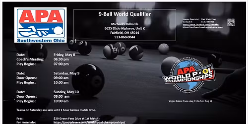 9 Ball World Qualifier