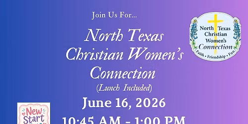 North Texas Christian Women's Connection June 16  Event