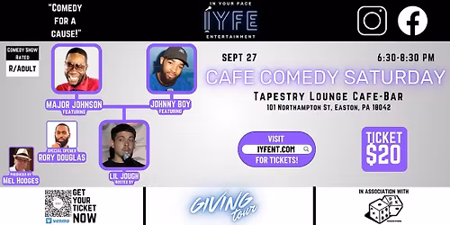 \u2615 CAFE COMEDY SATURDAY