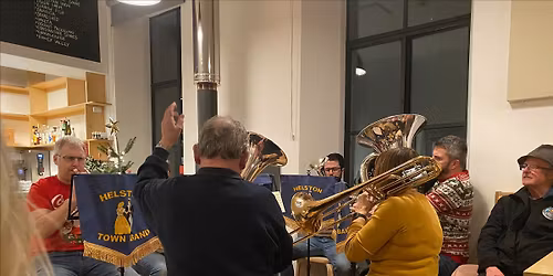 HELSTON TOWN BAND AT CAST