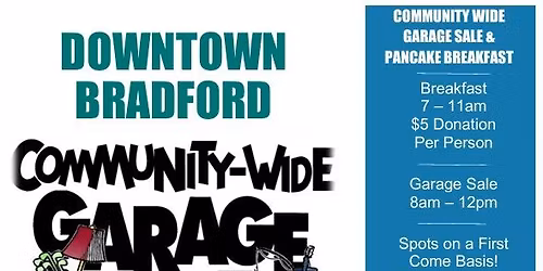 Community-Wide Garage Sale & Pancake Breakfast