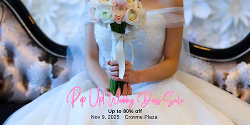 Fredericton Pop Up Wedding Dress Sale