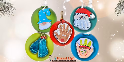 Clay Impression Ornaments at Fired Up!