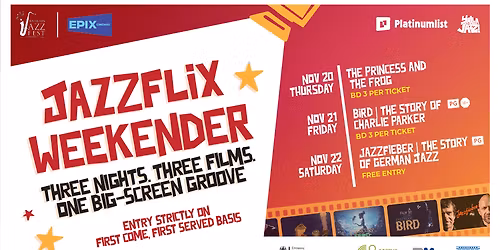 JazzFlix Weekender by Bahrain Jazz Fest & Epix Cinemas