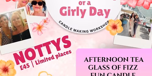 DOLLY Mothers Day Candle Making Workshop & Afternoon Tea