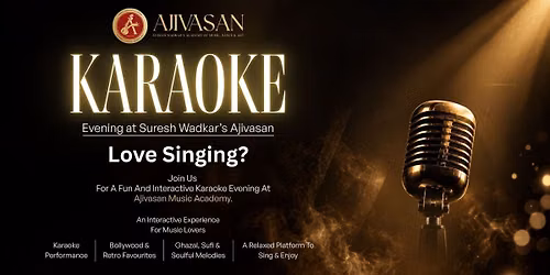 KARAOKE Evening at AJIVASAN BENGALURU