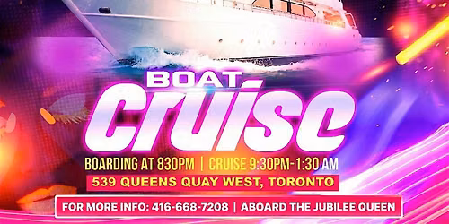 Toronto Glow Boat Party - September 5 - Labour Day Weekend