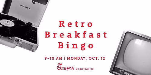 Retro Breakfast Bingo