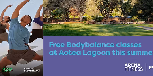 Free Bodybalance classes at Aotea Lagoon this summer!